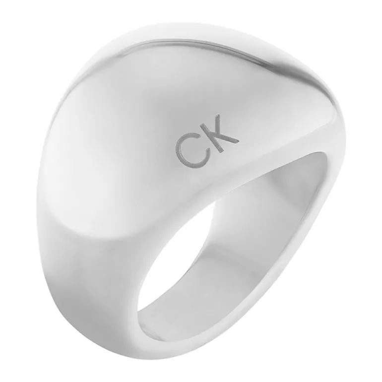 Bague Femme 54 CALVIN KLEIN PLAYFUL ORGANIC SHAPES Acier Argenté