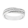 Bague Femme Alliance EDORA OR 375/1000 Blanc et Diamants EDO9R016GB4.375MIL