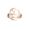 Bague Femme Girafe Les Georgettes Les Essentielles doré rose