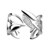 Bague Femme LES CADETTES ARBRE DE VIE Laiton Argenté