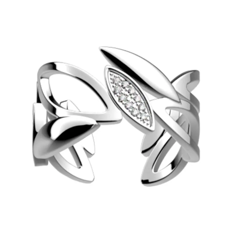 Bague Femme LES CADETTES ARBRE DE VIE Laiton Argenté