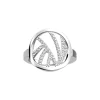 Bague Femme Perroquet Les Georgettes Les Précieuses Argenté et Oxydes