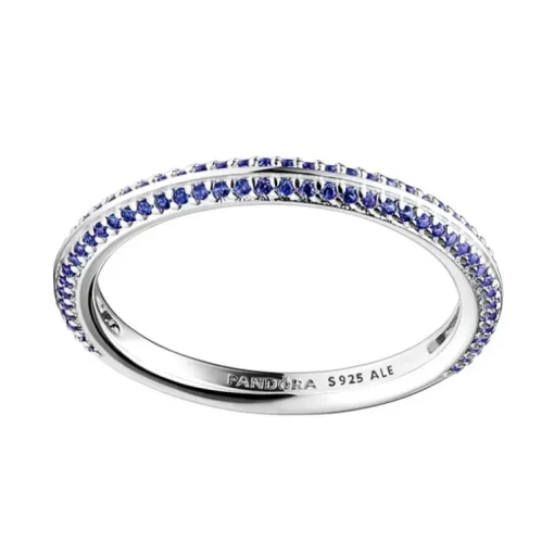 Bague Femme Taille 56 PANDORA ME PAVÉE BLEUE Argent 925/1000