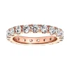 Bague Femme Taille 52 PANDORA ÉTERNITÉ RANG SCINTILLANT Doré Rose 14 Carats