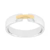 Bague Mixte Alliance OR 750/1000 bicolore