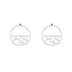 Boucles d'Oreilles Femme GIRAFE Les Georgettes Les Essentielles Argenté