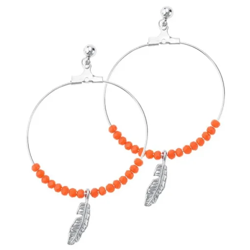 Boucles d'Oreilles Femme GO MADEMOISELLE Acier Argenté