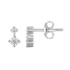 Boucles d'Oreilles Femme Puces EDORA ARGENT 925/1000 et Oxydes 70400663