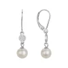 Boucles d'Oreilles Femme Pendantes EDORA ARGENT 925/1000 et Perles d'eau douce 70400582