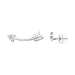 Boucles d'Oreilles Femme Puces ARGENT 925/1000 et Oxydes