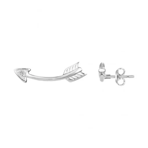 Boucles d'Oreilles Femme Puces ARGENT 925/1000 et Oxydes