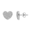 Boucles d'Oreilles Femme Puces ARGENT 925/1000 et Oxydes