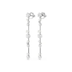 Boucles d'Oreilles Femme Pendantes Swarovski Constella Argenté et Cristaux 5705614