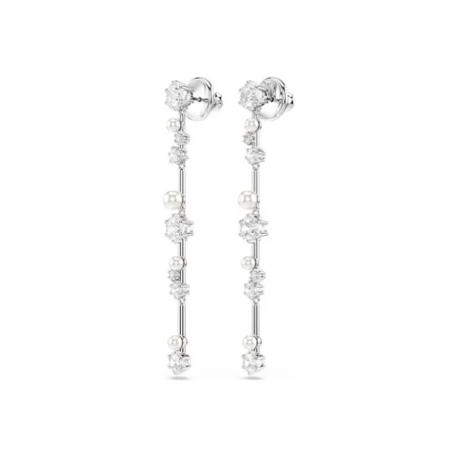 Boucles d'Oreilles Femme Pendantes Swarovski Constella Argenté et Cristaux 5705614