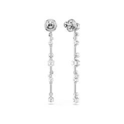 Boucles d'Oreilles Femme Pendantes Swarovski Constella Argenté et Cristaux 5705614