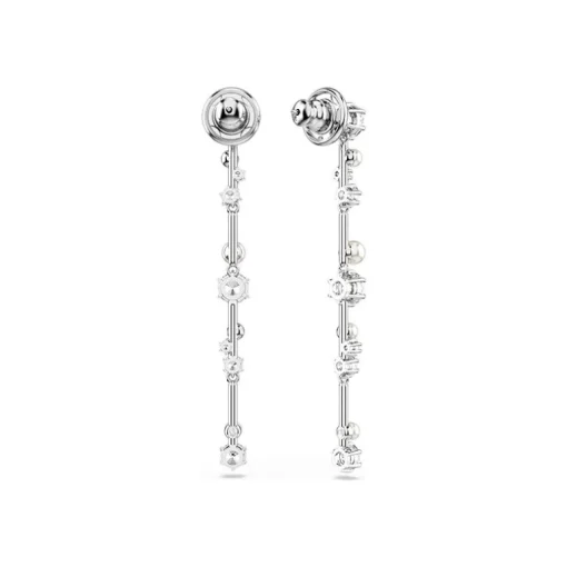 Boucles d'Oreilles Femme Pendantes Swarovski Constella Argenté et Cristaux 5705614