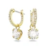 Boucles d'Oreilles Femme SWAROVSKI STILLA Métal Doré et Cristaux 5638802