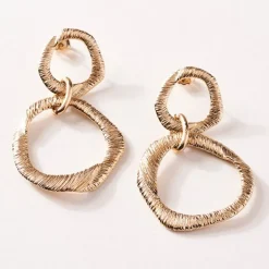 Boucles d'Oreilles Femme SAUNIER ALIZÉE Plaqué Or