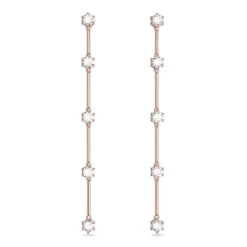 Boucles d'Oreilles Pendantes Femme SWAROVSKI CONSTELLA Métal Doré Rose et Oxydes 5661463