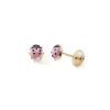 Boucles d'Oreilles Puces Enfant EDORA COLLECTION ESSENTIAL COCCINELLE LAQUÉ Or 375/1000
