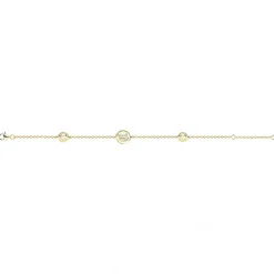 Bracelet femme cercles et barrettes EDORA PLAQUE OR et oxydes