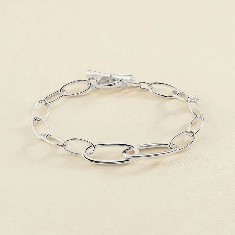 Bracelet Femme Chain AGATHA Laiton Argenté 02450956-064-TU