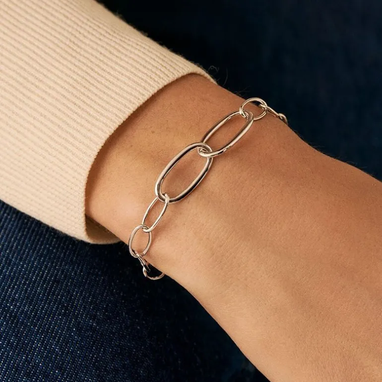 Bracelet Femme Chain AGATHA Laiton Argenté 02450956-064-TU