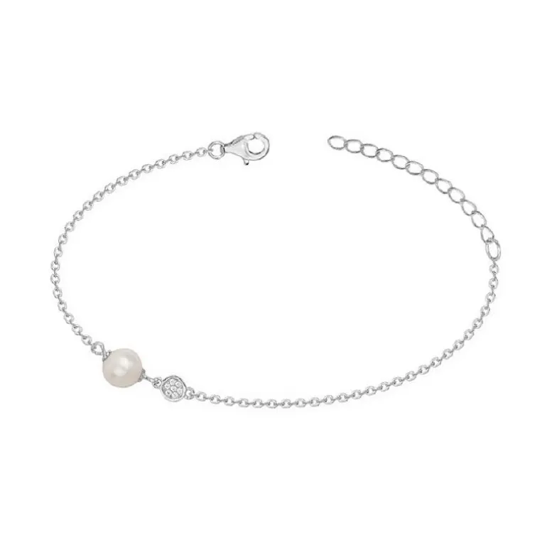 Bracelet Femme EDORA ARGENT 925/1000 et Perle d'eau douce 70300381