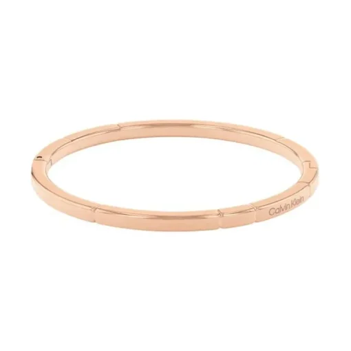 Bracelet Femme Jonc CALVIN KLEIN SOFT SQUARES Acier Doré Rose