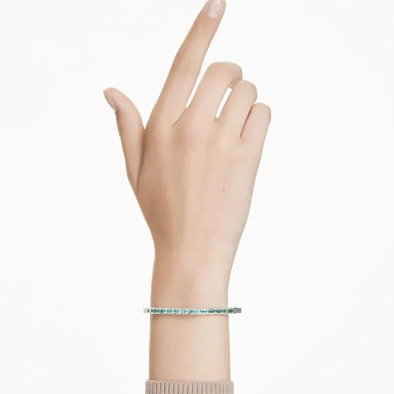 Bracelet Femme Jonc Swarovski Matrix Argenté et Cristaux 5705785