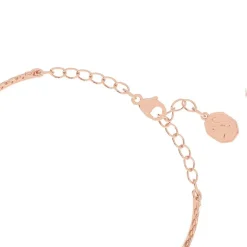 Bracelet femme jonc Swarovski Signum métal doré rose et cristaux