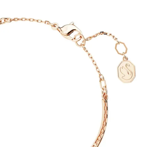 Bracelet Femme Jonc SWAROVSKI LUNA Plaqué Ton Or Rose