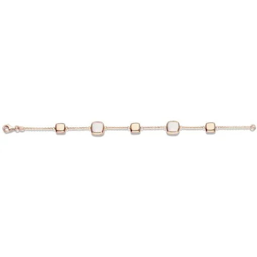 Bracelet Femme ONE MORE Pantelleria OR Rose 750/1000 avec Nacre