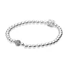 Bracelet Femme PANDORA SPHÈRE ET PAVÉ 17CM Argent 925/1000