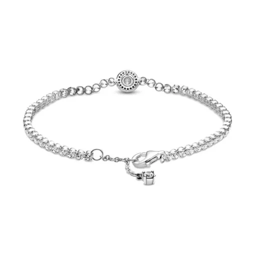 Bracelet Femme Pandora ARGENT 925/1000 Rivière Halo Scintillant 599416C01-18