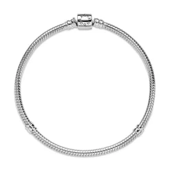 Bracelet Femme PANDORA MAILLE SERPENT 17 CM FERMOIR BARILLET Argent 925/1000