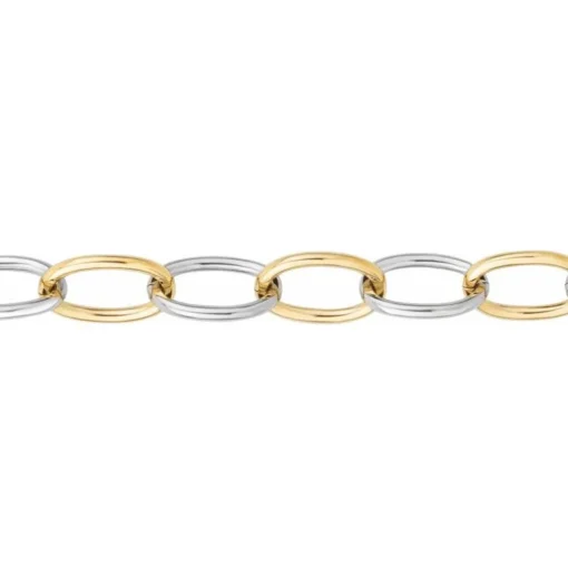 Bracelet femme PHEBUS acier bicolore
