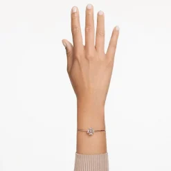 Bracelet Femme Swarovski Idyllia Matrix Doré Rose et Cristaux 5674487