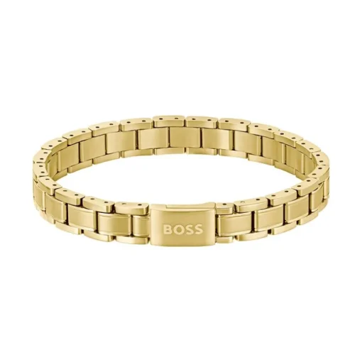 Bracelet Homme BOSS Metal Links Acier Doré 1580711