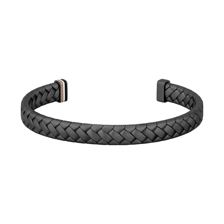 Bracelet Homme BOSS Tailored Acier Noir 1580673