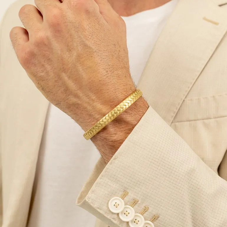 Bracelet Homme BOSS Tailored Acier Doré 1580672