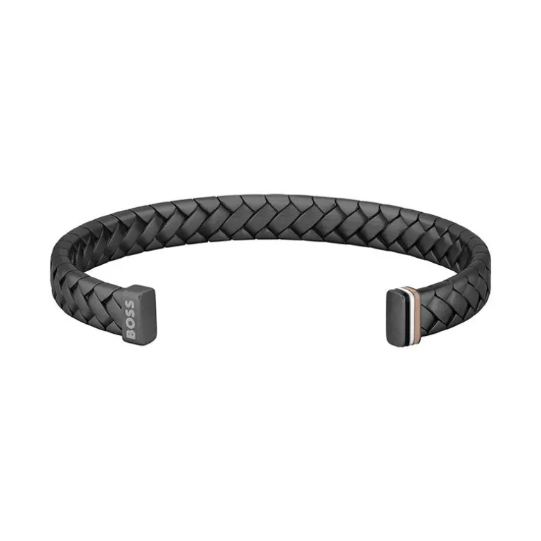 Bracelet Homme BOSS Tailored Acier Noir 1580673