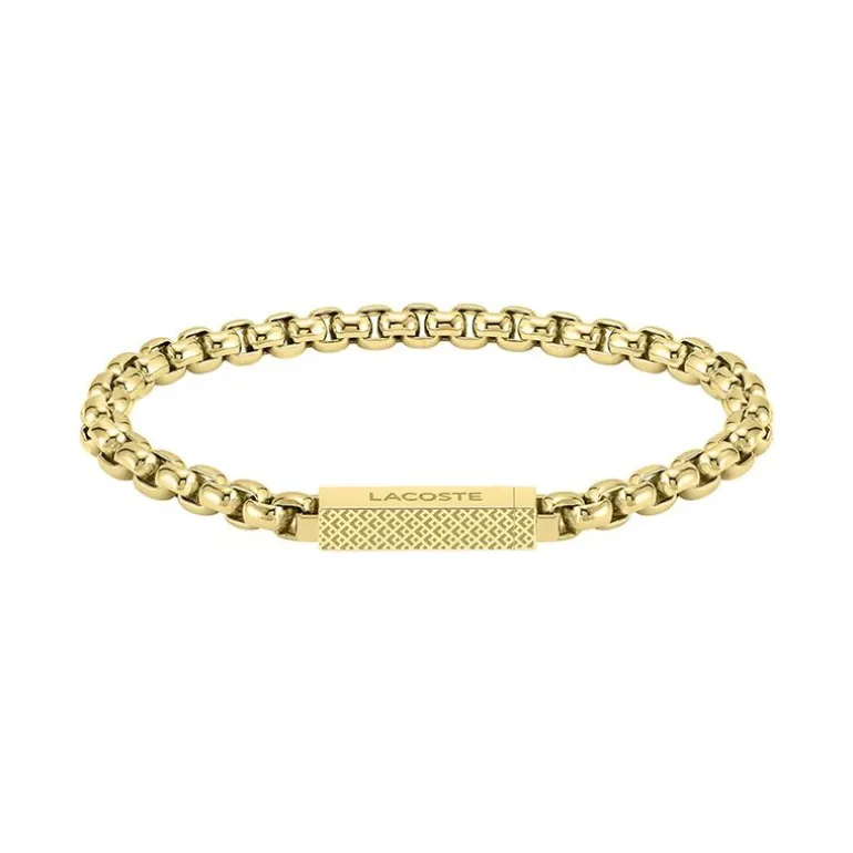 Bracelet Homme 19CM LACOSTE L'ESSENTIEL Acier Doré