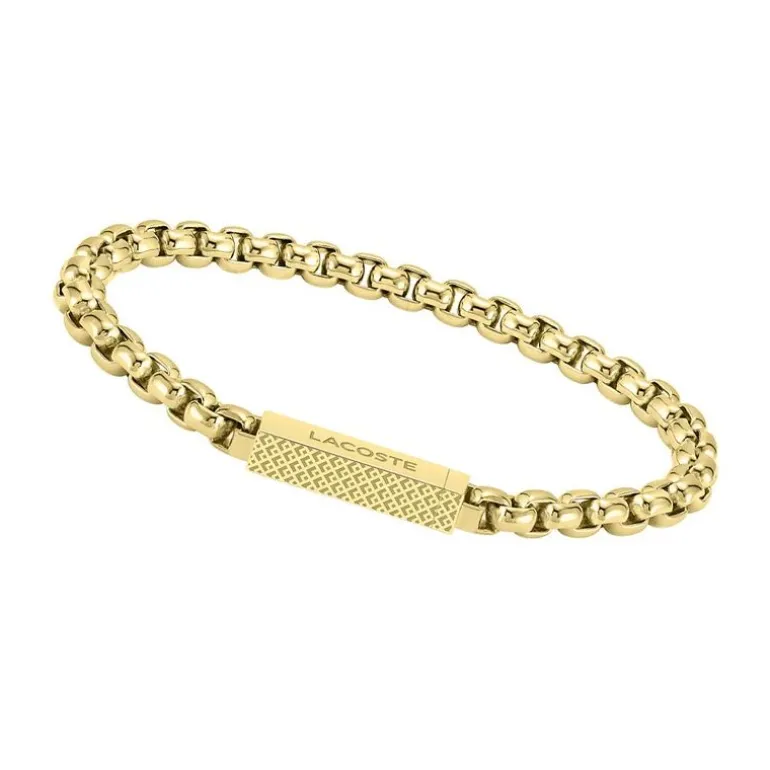Bracelet Homme 19CM LACOSTE L'ESSENTIEL Acier Doré