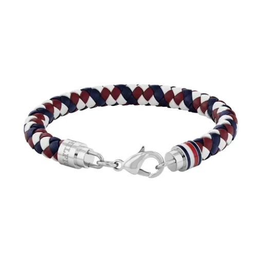 Bracelet Homme TOMMY HILFIGER TYSON Acier et Cuir Multicolor 2790633