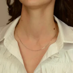 Chaîne ARGENT 925/1000 Forçat diamantée 1.90 mm