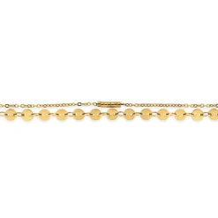 Chaîne Femme Cheville EDORA Acier Doré EDO433957