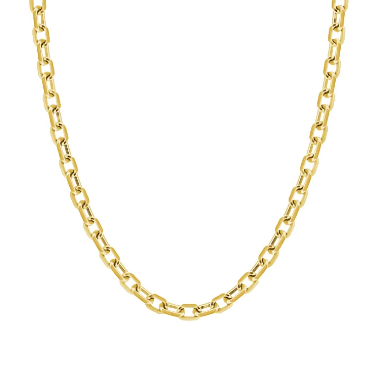 Chaîne Or 750/1000 45CM 1.40MM FORÇAT DIAMANTÉE Jaune Mixte EDORA