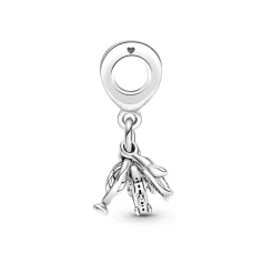 Charm Femme PANDORA AVION, GLOBE, & VALISE Argent 925/1000