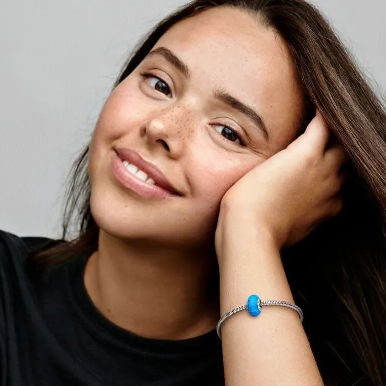 Charm Femme PANDORA BLEU PROFOND OCÉAN OPALESCENT Argent 925/1000